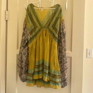 Boho shirt dress